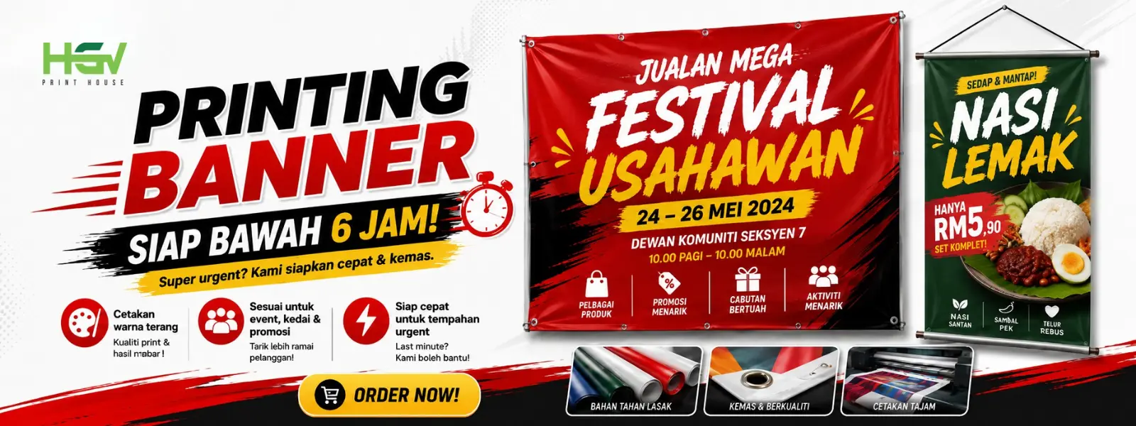 Banner Siap Bawah 6 Jam