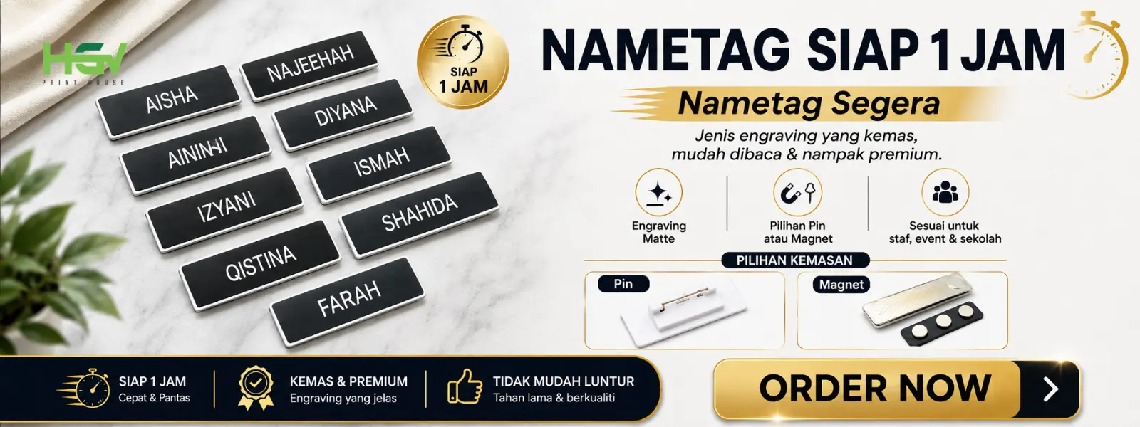 Nametag Engraving