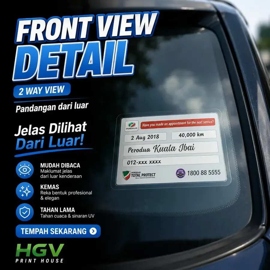 Sticker Roadtax