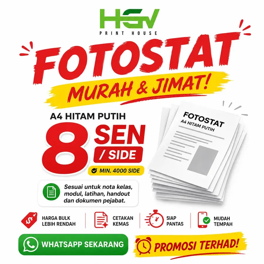 Promo HGV Print House Print & Fotostat