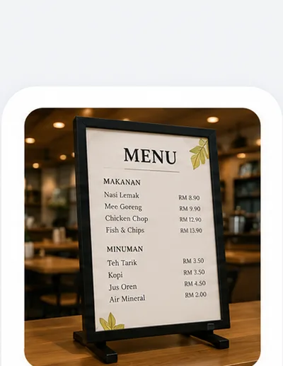 Papan Menu