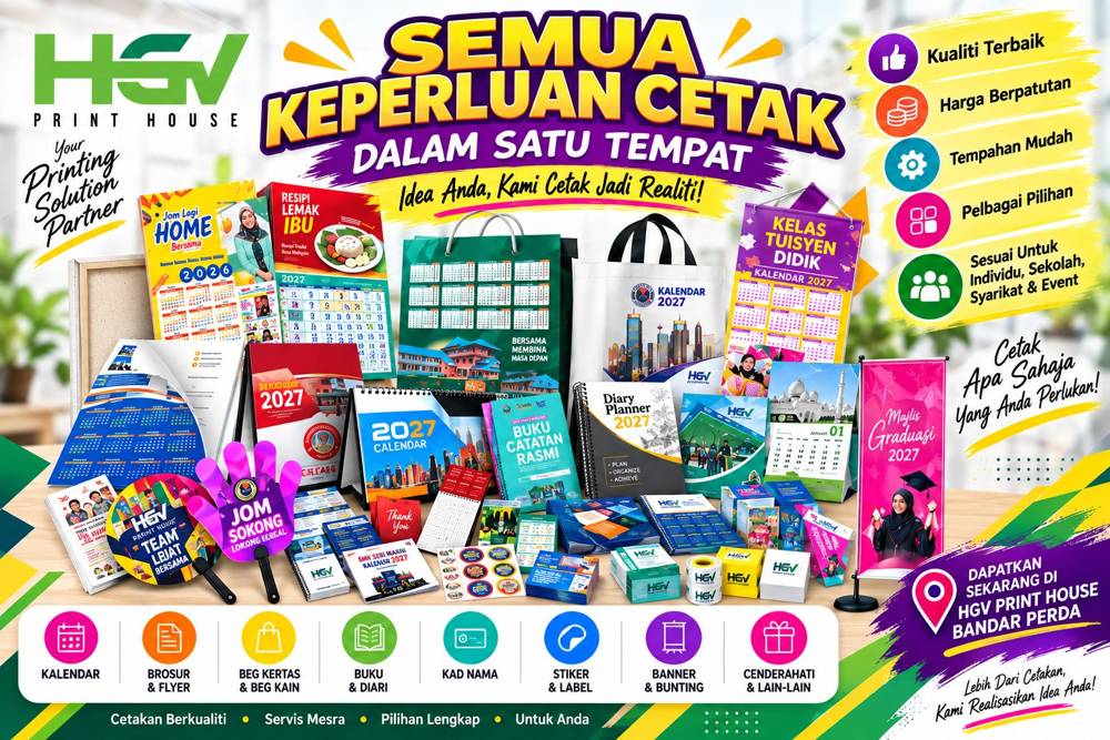 Semua Keperluan Cetak Dalam Satu Tempat — HGV Print House