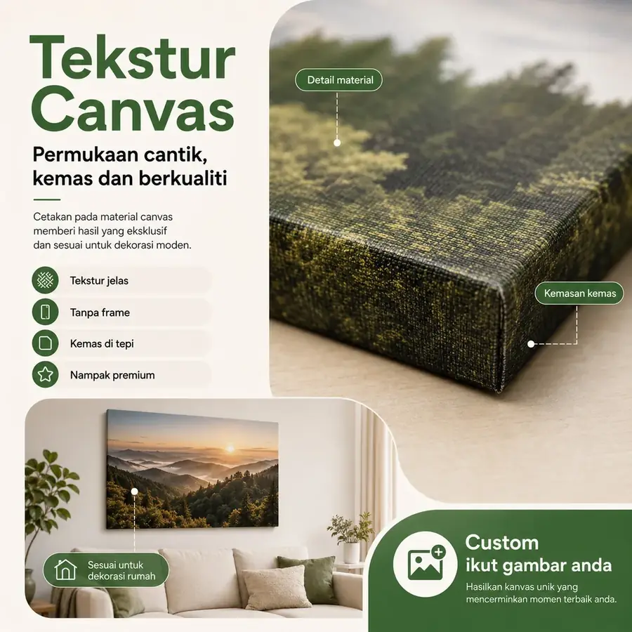 Tekstur Canvas