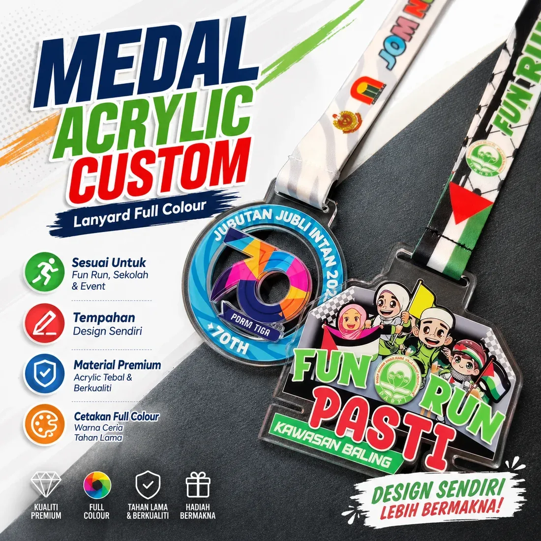 Contoh medal custom 4