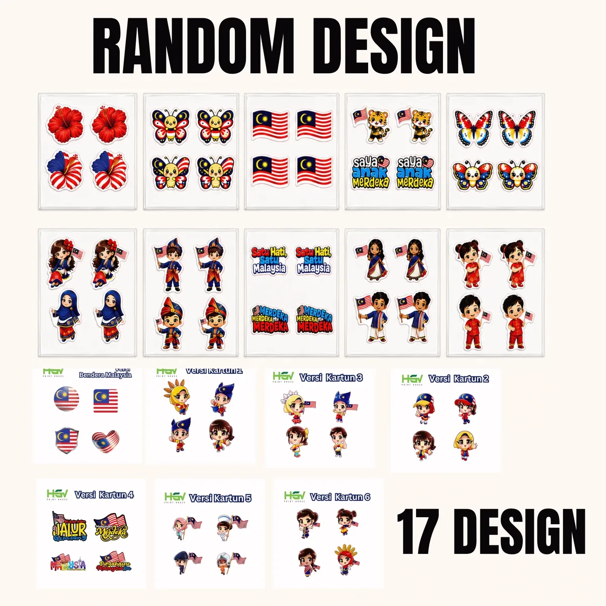 Sticker Pipi Merdeka