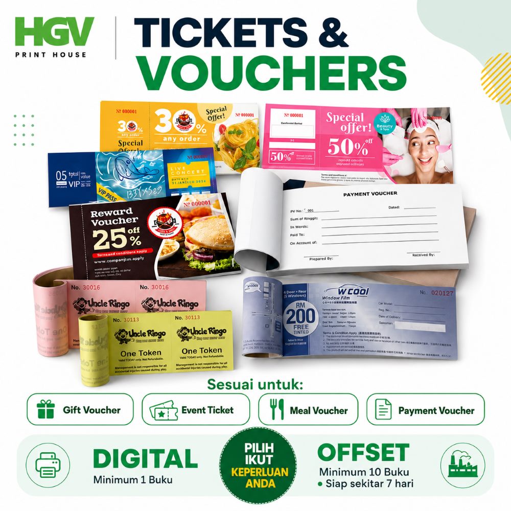 Print Voucher Premium — Tickets & Vouchers HGV Print House